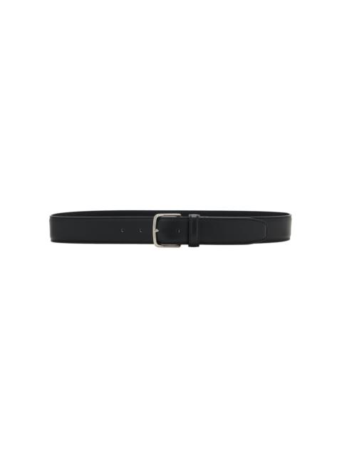 The Row Maxi Classic Leather Belt black