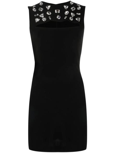 DSQUARED2 crystal-embellished sleeveless- dress