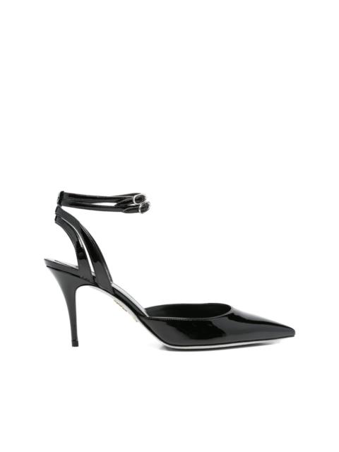 RENE CAOVILLA 80mm leather heeled pumps