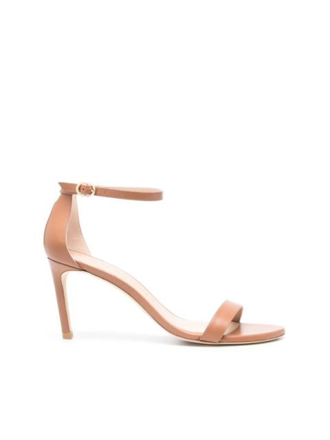 Stuart Weitzman Nunakedstraight 80mm leather sandals