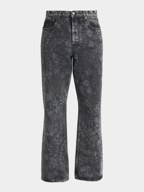 Golden Goose Men's Journey Light Floral Jeans
