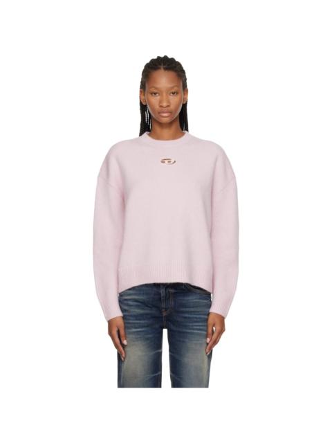 Diesel Pink Wool & Alpaca Blend Sweater