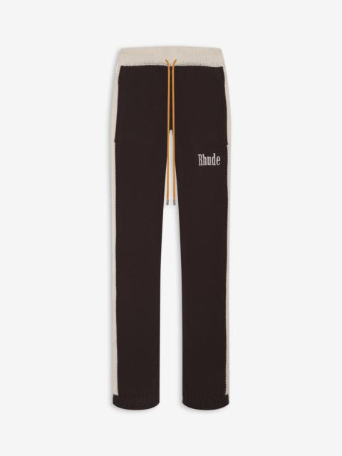 Rhude KNIT TRACK PANT
