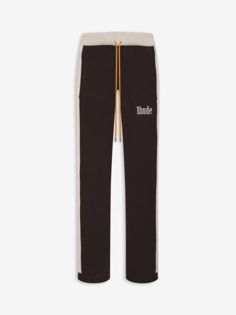 KNIT TRACK PANT