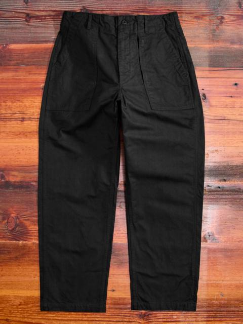 Engineered Garments Brushed Herringbone Fatigue Pants in Black