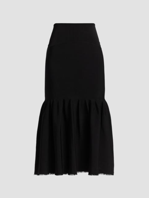 ADAM LIPPES Women's Romy Fit & Flare Midi Skirt - Black
