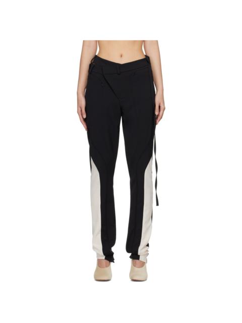 OTTOLINGER Black Asymmetric Trousers