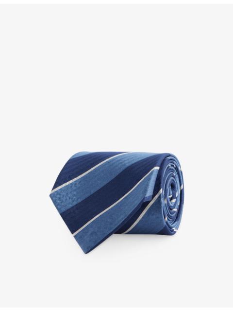 Paul Smith Striped Silk Tie