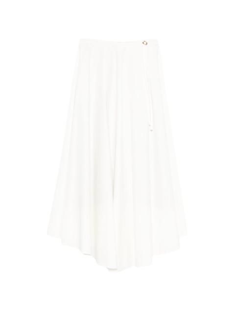 AGNONA tie-detail maxi skirt