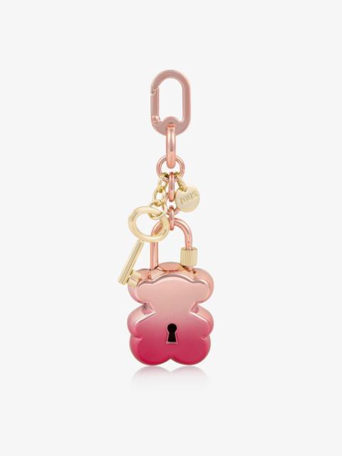TOUS Pink Key ring with bear and key TOUS Bear Lock