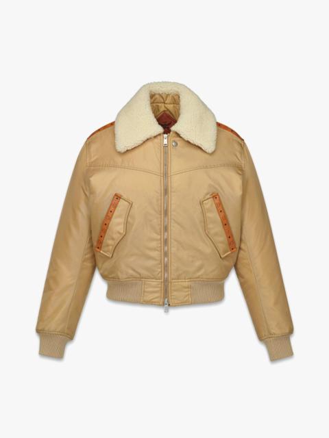 MCM Aviator Jacket in Shearling and ECONYL®