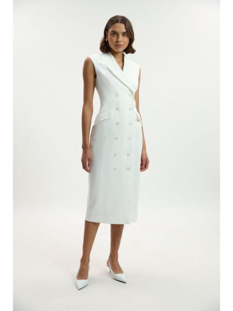 KAREN MILLEN Tailored Tux Pencil Dress