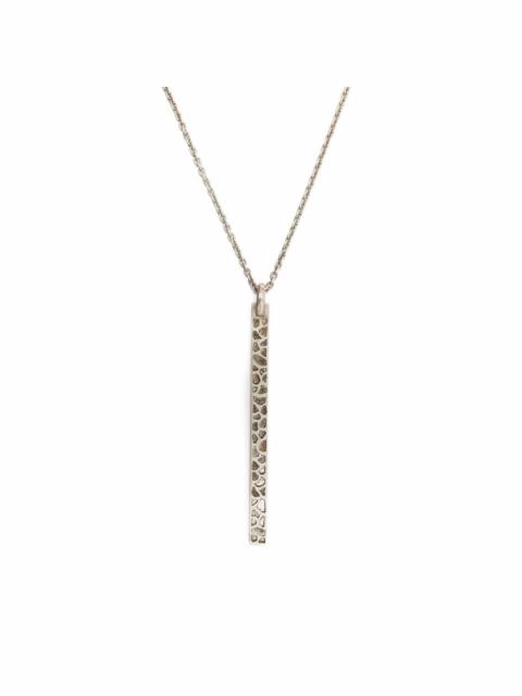 Parts of Four Plate pavé necklace