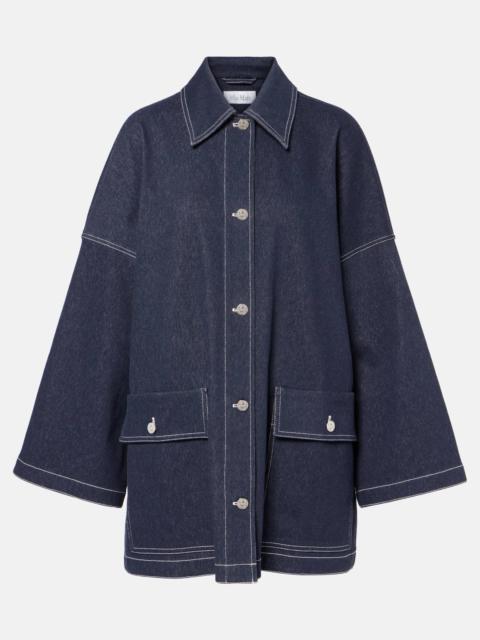 Max Mara Yen denim overshirt