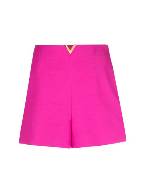 Valentino Crepe Couture short shorts