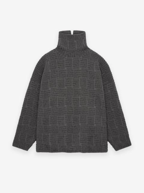 Fear of God Wool Jacquard High Neck Sweater