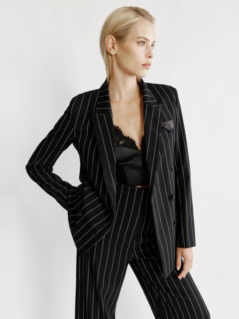 BARDOT Sloane Pin Stripe Blazer In Black Stripe