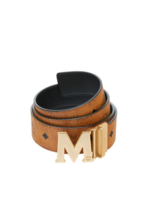 MCM Antique M Reversible Belt 1.75" in Visetos