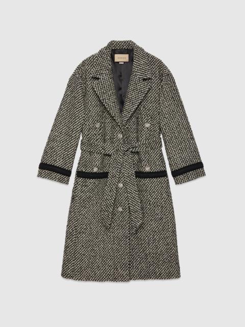 GUCCI Bouclé wool coat