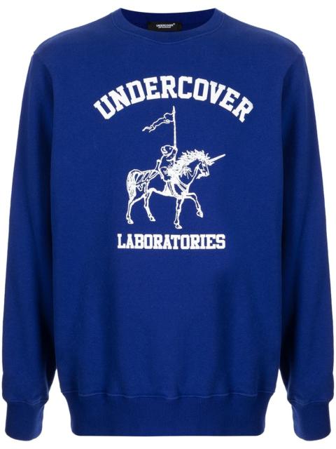 UNDERCOVER logo-print cotton sweatshirt