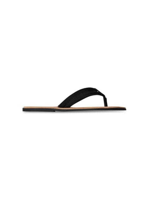 The Row Beach Sport Flip Flops black