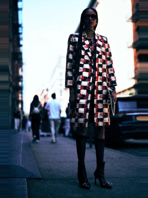 R13 RELAXED CROMBIE COAT