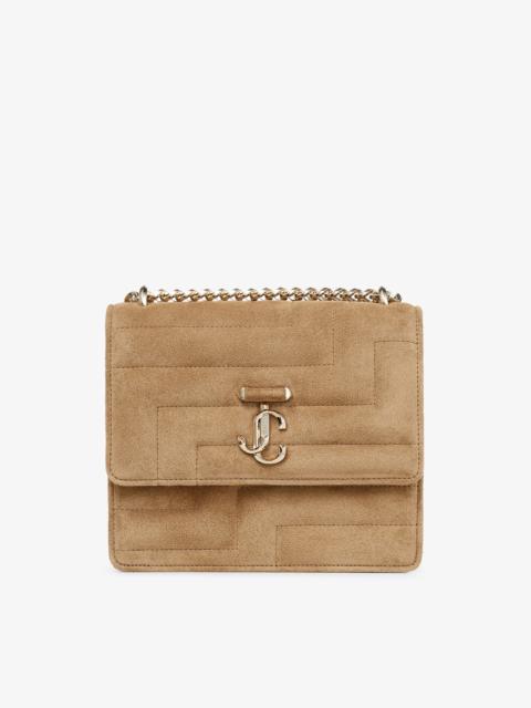 JIMMY CHOO Avenue Quad
Rattan Suede Shoulder Bag