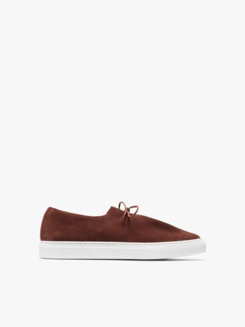 Mackintosh JACQUES SOLOVIÈRE TERRACOTTA SUEDE SNEAKERS