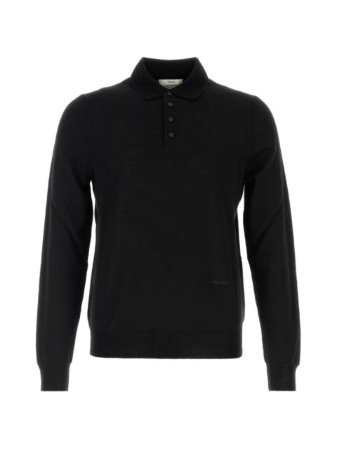 FENDI long-sleeve polo shirt