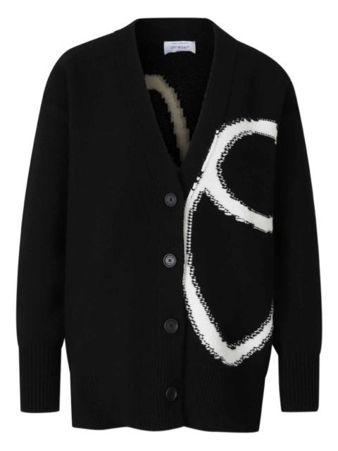 Off-White intarsia-knit cardigan