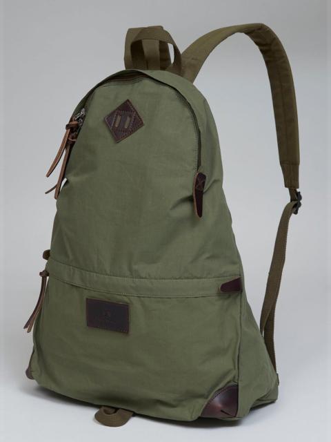 Nigel Cabourn Day Pack Cotton Nylon Weather Cloth in Green