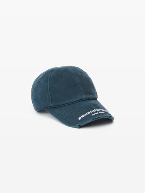 Alexander Wang Distressed Logo Baseball Cap