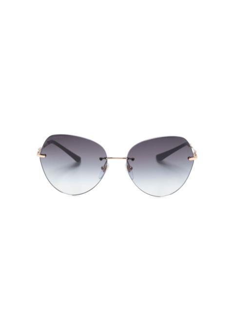 BVLGARI gradient frameless sunglasses