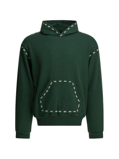 Kapital hooded dotted sweatshirt