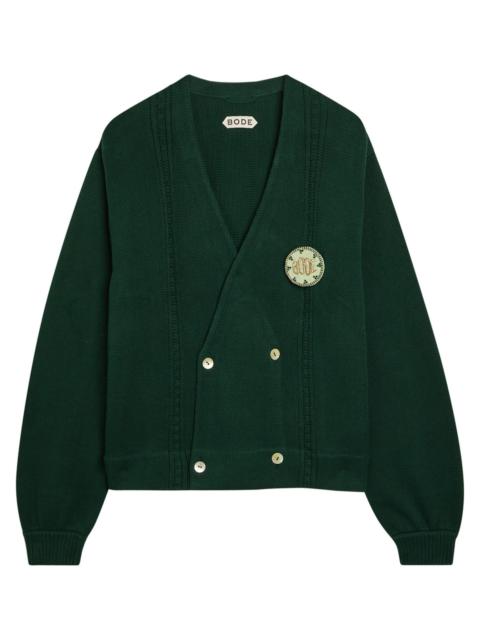 BODE Bode Double-breasted Cotton Cardigan