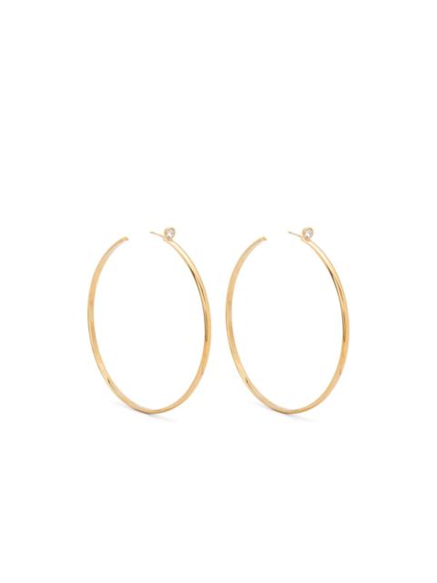 Amina Muaddi large Maya hoop earrings