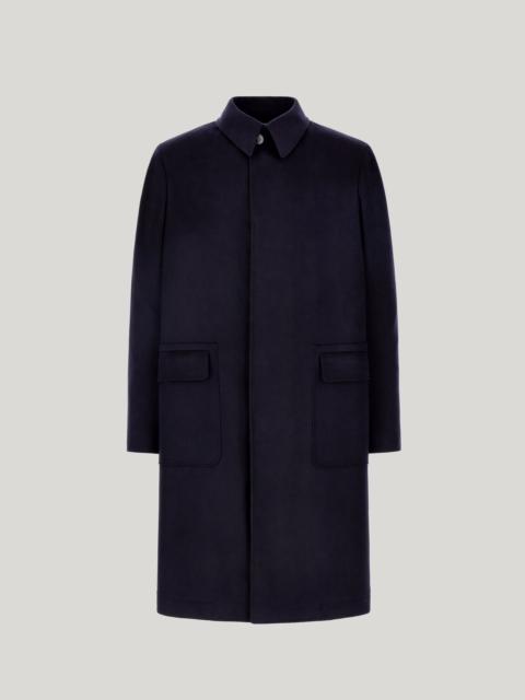 Canali CANALI NUVOLA NAVY BLUE PURE WOOL COAT