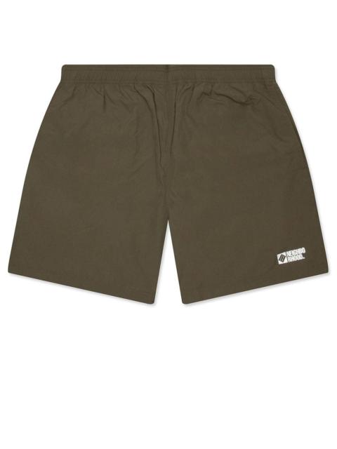 NEIGHBORHOOD SWIMSHORTS - OLIVE DRAB