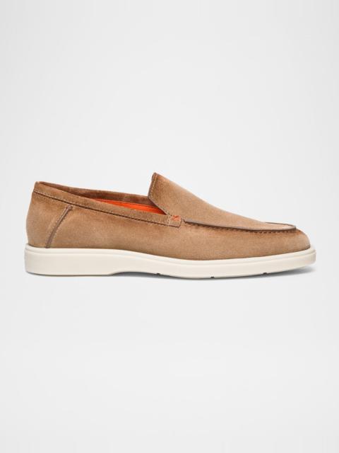 Santoni Men's Detroit Suede Sneaker Loafers