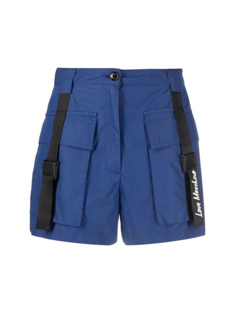 Moschino high-waisted cargo shorts