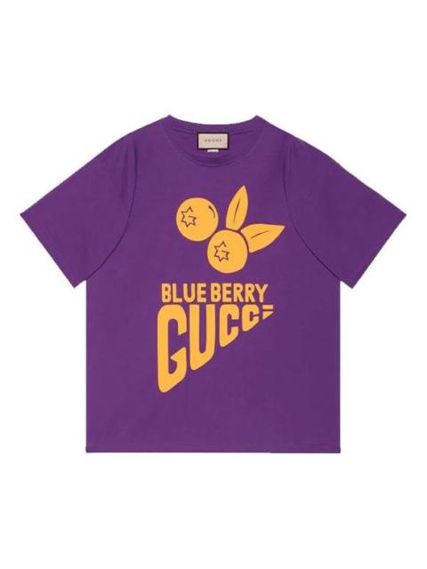 GUCCI Gucci Cherry T-Shirt 'Purple Yellow' 616036-XJDWE-5661