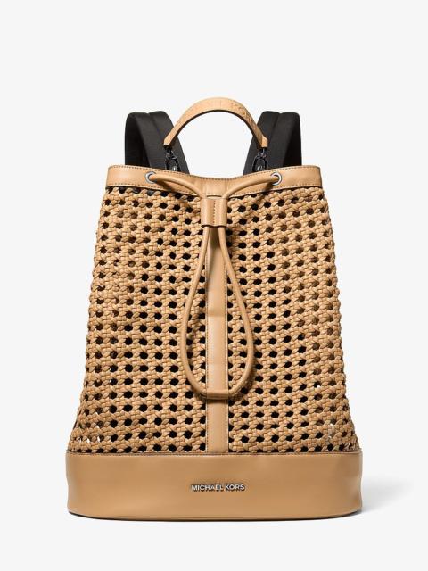 MICHAEL KORS Whitley Medium Hand-Woven Backpack