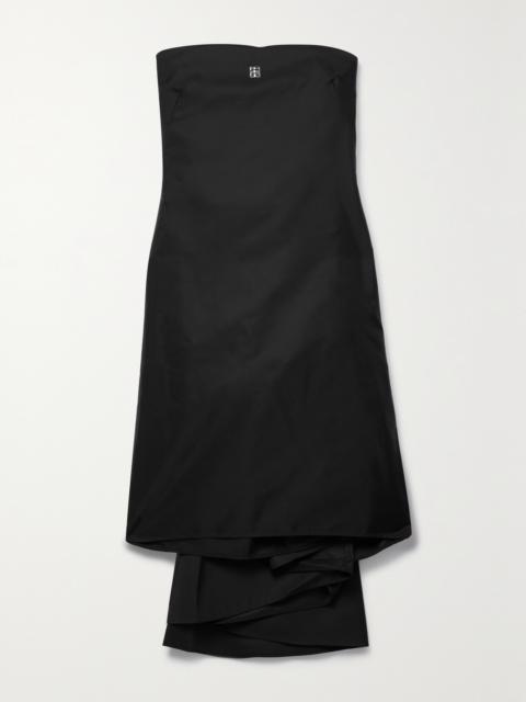 Givenchy Draped Embellished Twill Mini Dress