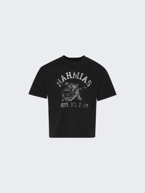 NAHMIAS Phys. Ed. Boxy Tee Off Black