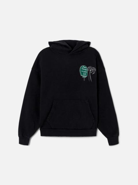 RE/DONE Modern "Dan Tana's Sign" Hoody - Washed Black
