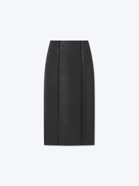 Nanushka CARISSA - OKOBOR™ alt-leather skirt - Black