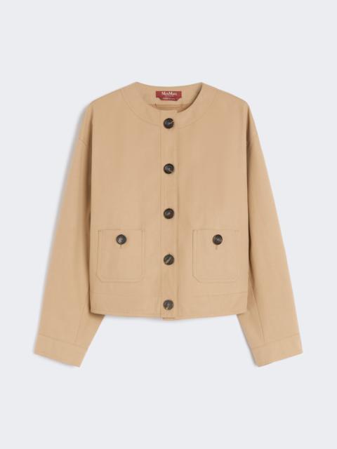 Max Mara BIAVO Cotton twill bomber jacket