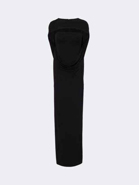 Sportmax Draped jersey maxi dress