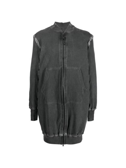 Isaac Sellam seam-detailing zip-up midi coat