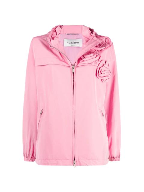 Valentino Rose Blossom hooded jacket